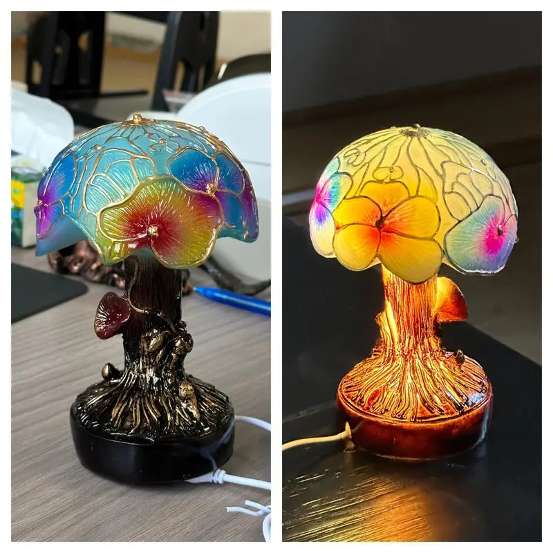 Lampada Artigianale – Boho Style Mushroom Flower Lamp